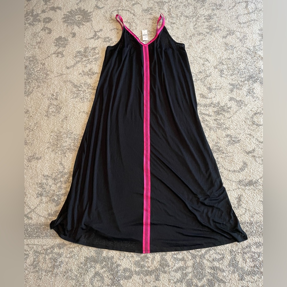 NWT. Lane Bryant black leopard sheer sleepwear